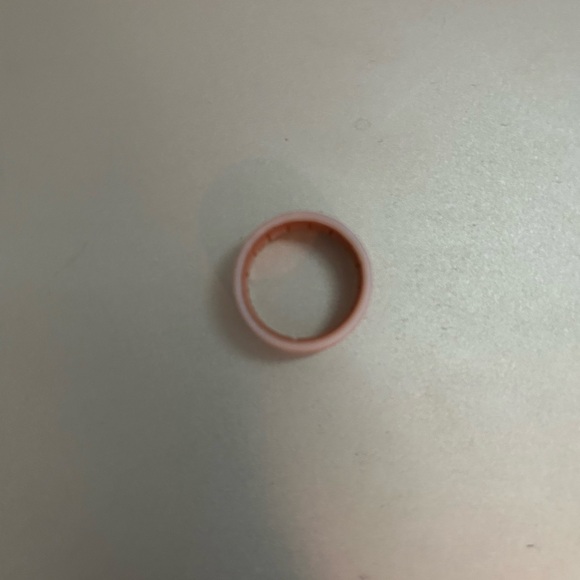 Women's Pink Silicone Ring - Coastal Collection -  Size 6 - Picture 2 of 3